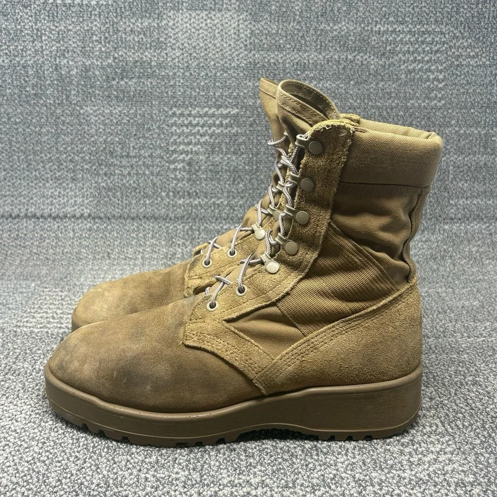 US Army Hot Weather Combat Boots Coyote Men's 8W Vibram Military Tactical USA